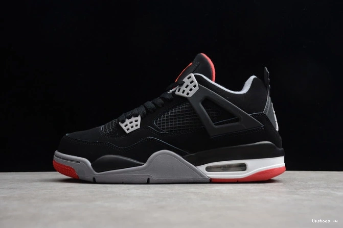 Retro  4 Jordan  Black 308497-089 Cement 0408